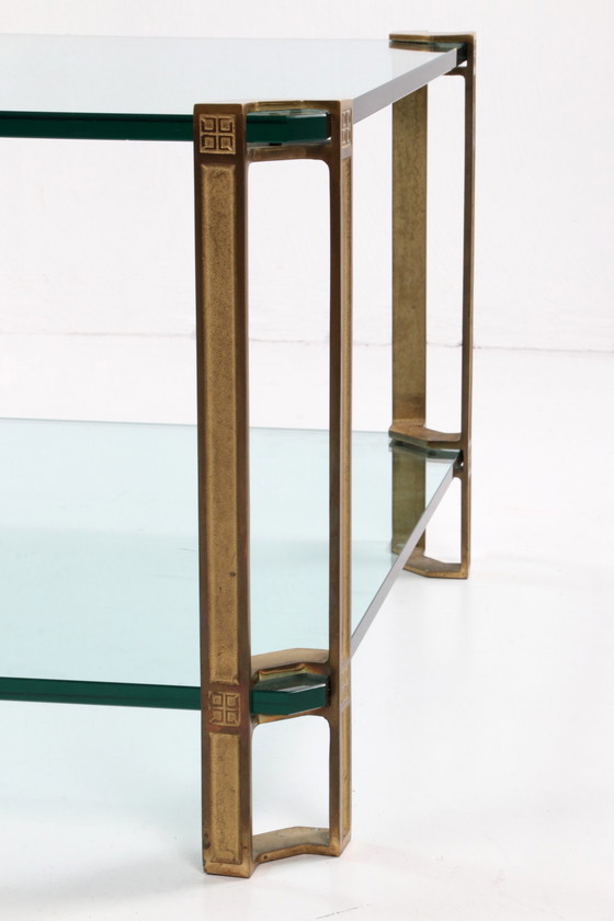 Image 1 of Table basse en verre Design by Peter Ghyczy Model T24 1970