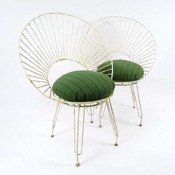 Image 1 of 2x  Vintage French garden chair