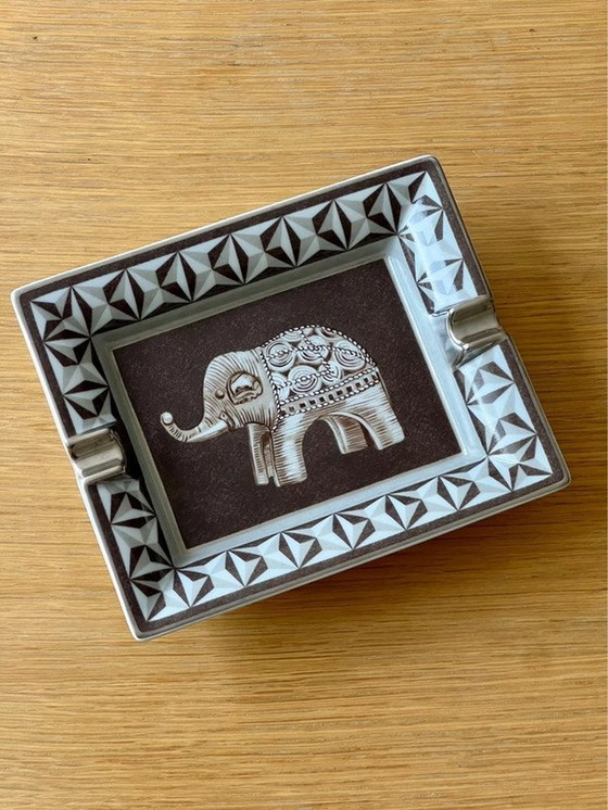 Image 1 of Hermes Paris Porcelain Ashtray