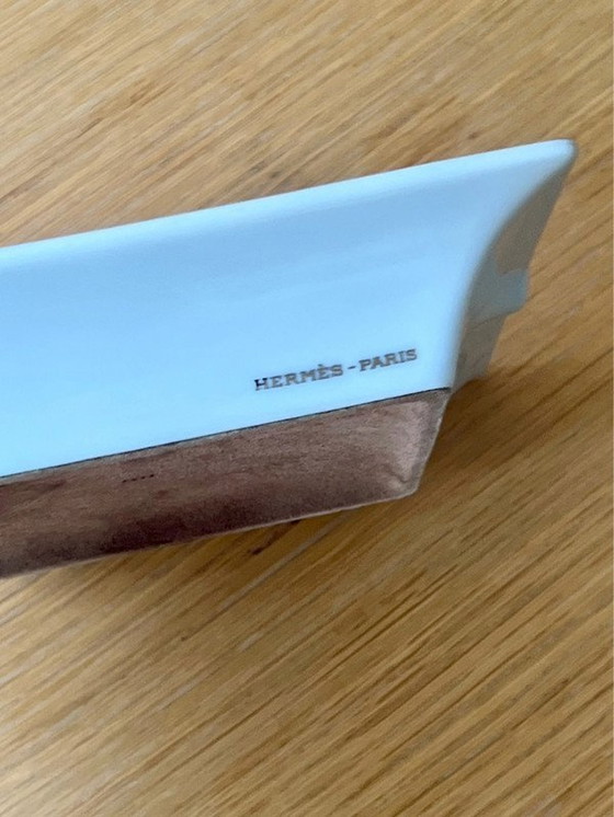 Image 1 of Hermes Paris Porcelain Ashtray