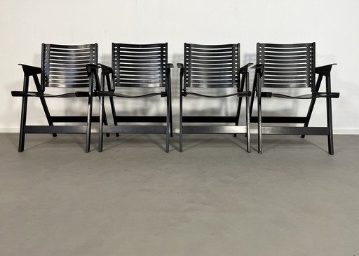 4 Folding Chairs Nico Kraij Rex