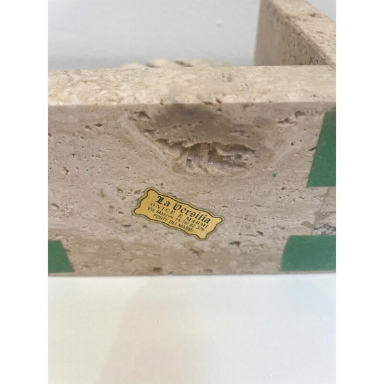 Image 1 of Pair of vintage travertine bookends by Fratelli Mannelli, Italy 1970s