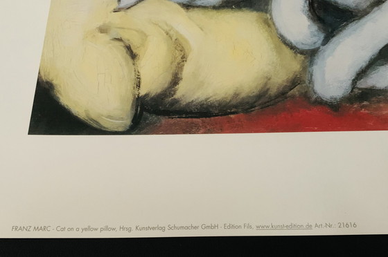 Image 1 of Franz Marc: "Cat On A Yellow Pillow".