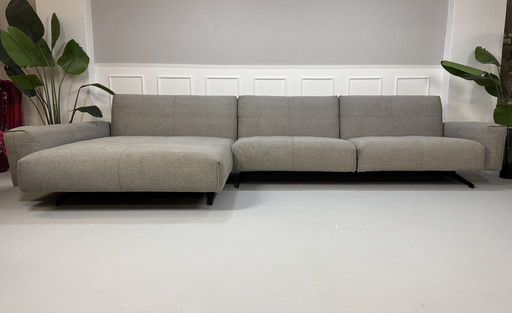 Rolf Benz 50 Fabric Gray Designer Sofa Couch