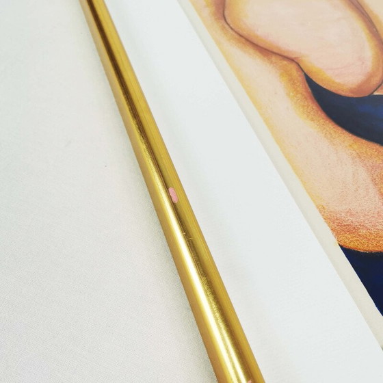 Image 1 of Litografía antigua de Allan Schmidt, Dinamarca, 1971