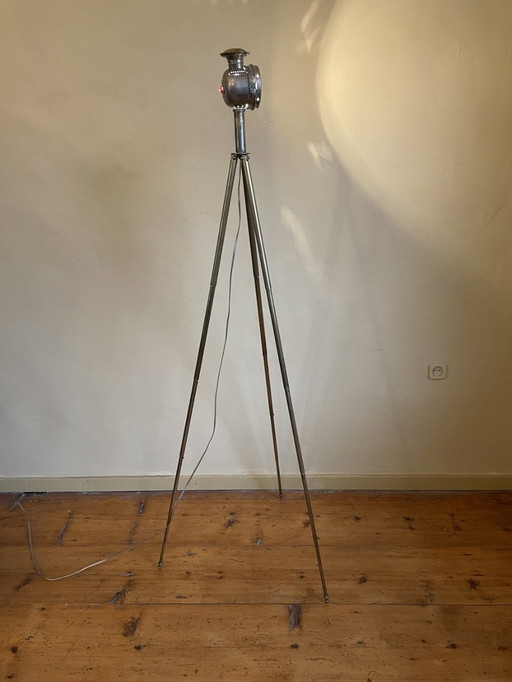 Floor Lamp Floor Lamp Standing Lamp On Old Brass Tripod Fsans