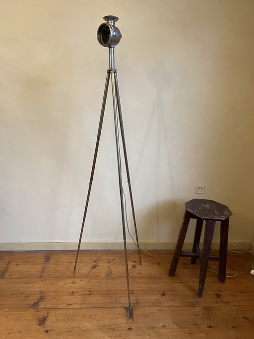 Floor Lamp Floor Lamp Standing Lamp On Old Brass Tripod Fsans