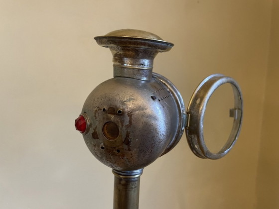 Image 1 of Floor Lamp Floor Lamp Standing Lamp On Old Brass Tripod Fsans