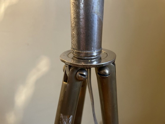 Image 1 of Floor Lamp Floor Lamp Standing Lamp On Old Brass Tripod Fsans