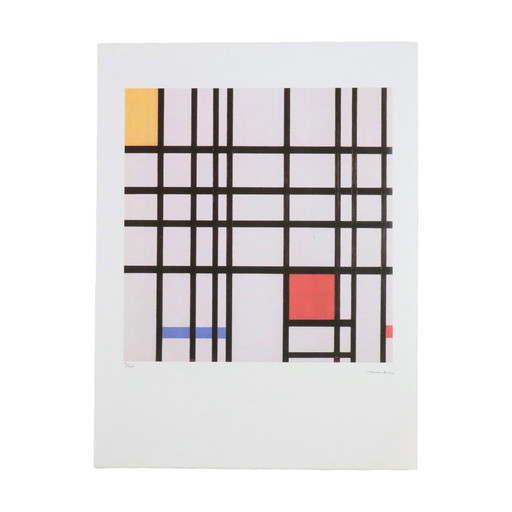 Offset Lithograph After Piet Mondrian