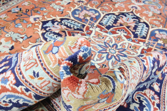 Image 1 of Original hand-knotted Persian carpet Heriz/Heris 360 X 285 Cm Top condition