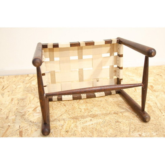 Image 1 of Vintage beech wood stool for Krasna Jizba, Czechoslovakia 1960