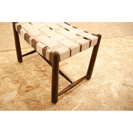 Image 1 of Vintage beech wood stool for Krasna Jizba, Czechoslovakia 1960