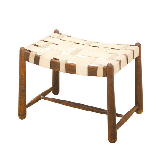 Image 1 of Vintage beech wood stool for Krasna Jizba, Czechoslovakia 1960