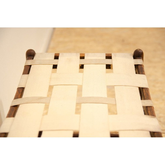 Image 1 of Vintage beech wood stool for Krasna Jizba, Czechoslovakia 1960