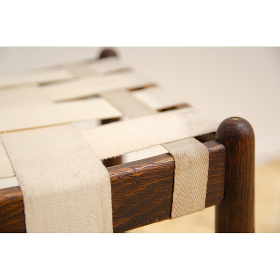 Image 1 of Vintage beech wood stool for Krasna Jizba, Czechoslovakia 1960