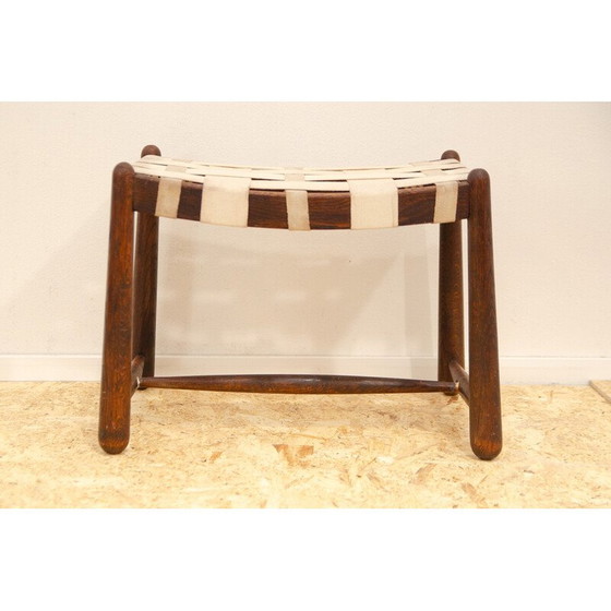 Image 1 of Vintage beech wood stool for Krasna Jizba, Czechoslovakia 1960