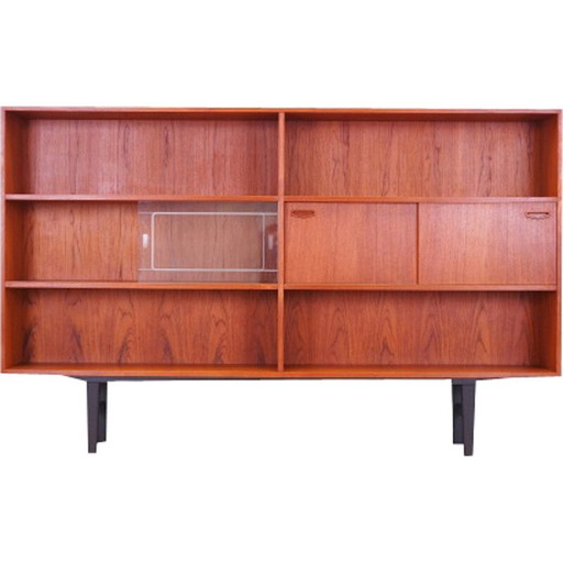 Teak bookcase, Danish design, 1970s, manufacturer: Clausen & Søn