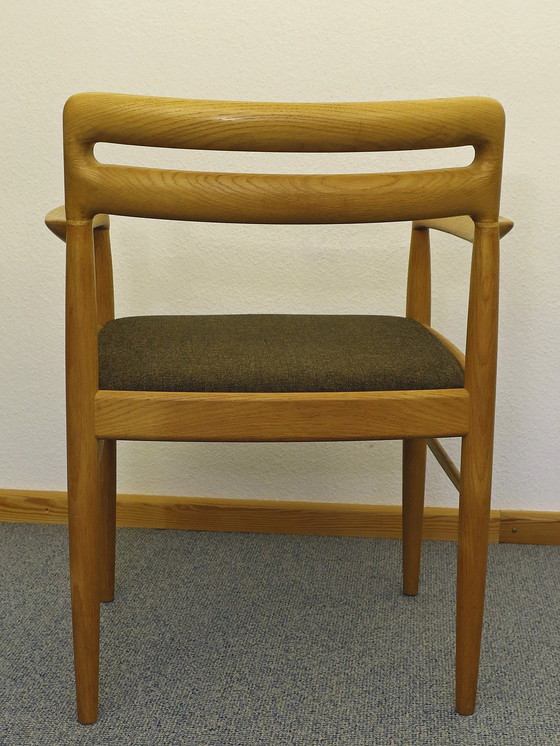 Image 1 of Vintage dining room set, light oak, design H. W. Klein for Bramin, Denmark 1960