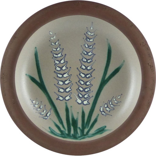Scandinavian vintage ceramic plate, 1960