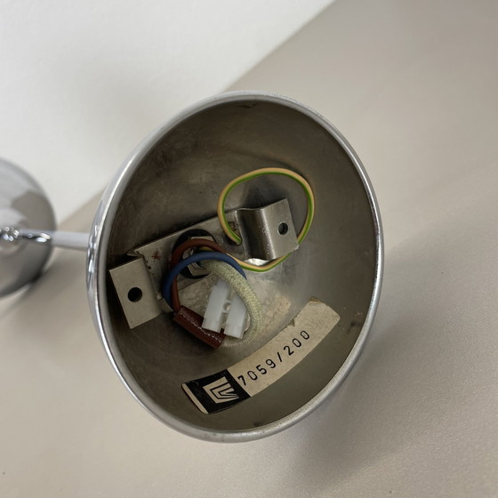 Image 1 of Nos! Unique Space Age Chrome Spot Ceiling Light Cosack Lighting Germany, 1970