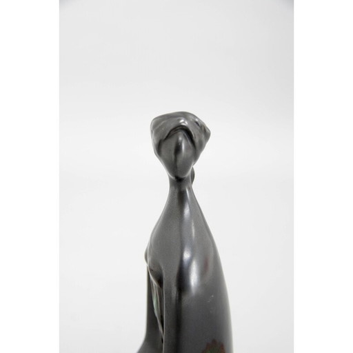 Mid century ceramic sculpture by Jitka Forejtova, Czechoslovakia 1960s
