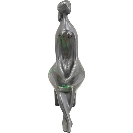 Mid century ceramic sculpture by Jitka Forejtova, Czechoslovakia 1960s