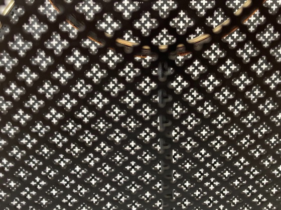 Image 1 of Magazine rack - Perforated metal - Brass - Attributed to Mathieu Matégot - 1950