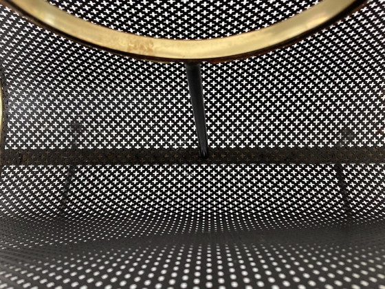 Image 1 of Magazine rack - Perforated metal - Brass - Attributed to Mathieu Matégot - 1950