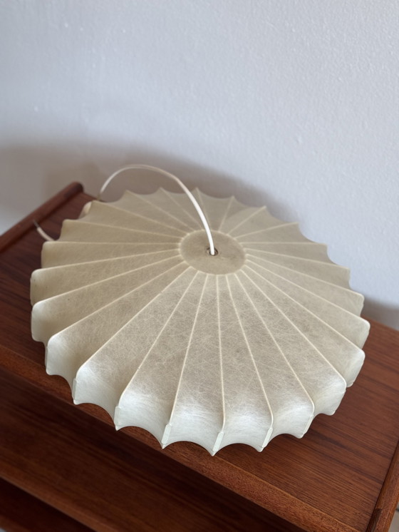 Image 1 of Vintage Cocoon Pendant Lamp 1960s