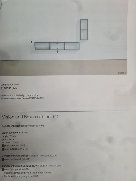 Image 1 of Pastoe Vision Element cabinet