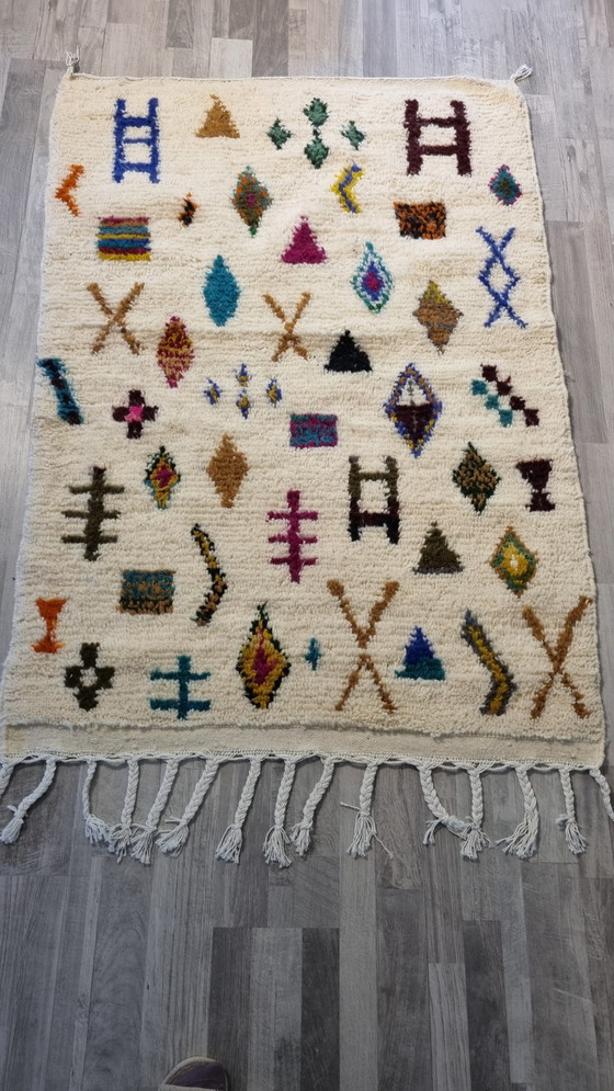 Image 1 of Nouveau Tapis Azilal, tapis marocain 100x150 cm