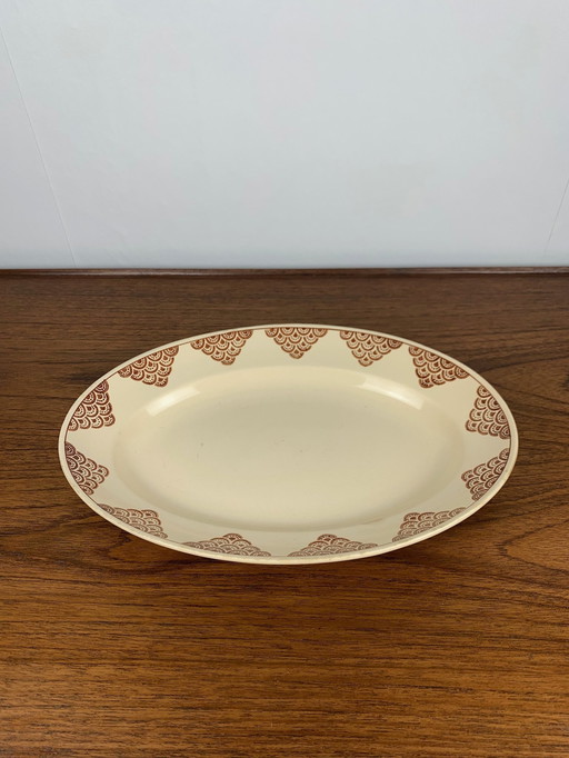 Oval Dish "Amandinoise", St Amand