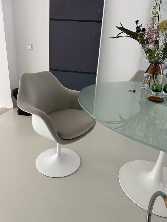 Image 1 of Knoll Saarinen Armchair Fully Upholstered Swivel