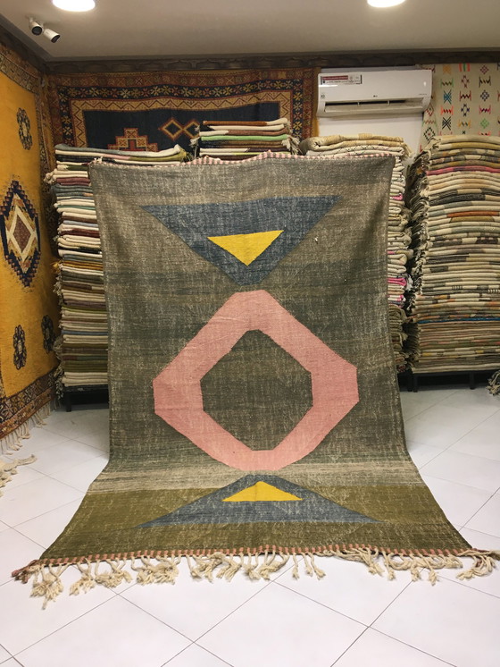 Image 1 of Kilim Boujad Berber carpet 3m19 x 1m91