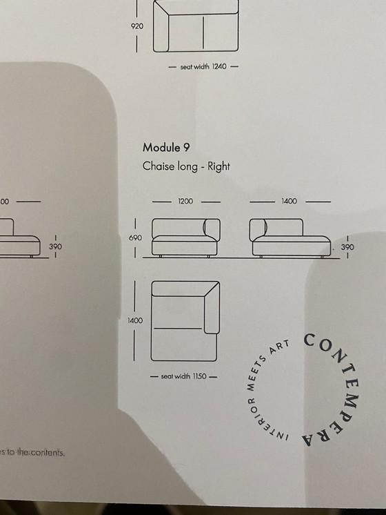 Image 1 of New Wendelbo sofa