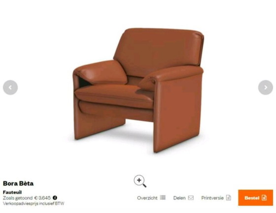 Image 1 of Leolux Bora Beta armchair chair