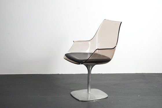 Image 1 of Vintage champagne chair made of acrylic glass, 1970s