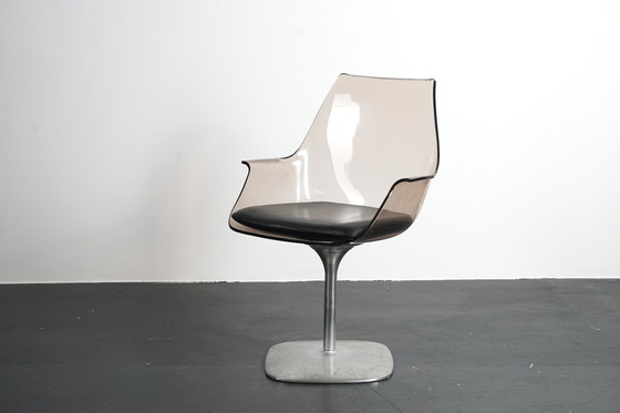 Image 1 of Vintage champagne chair made of acrylic glass, 1970s
