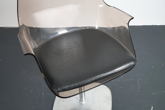 Image 1 of Vintage champagne chair made of acrylic glass, 1970s