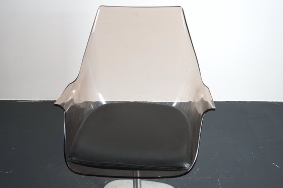 Image 1 of Vintage champagne chair made of acrylic glass, 1970s