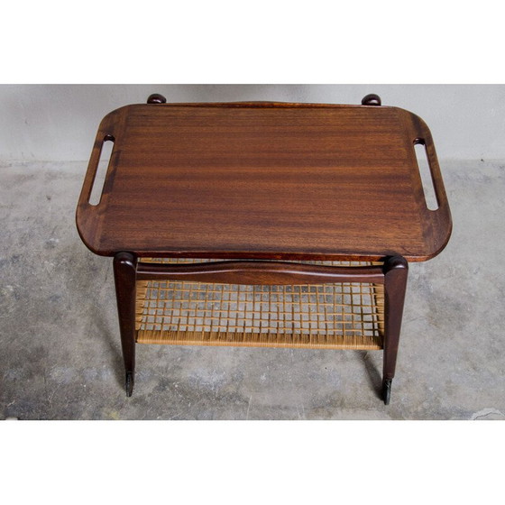 Image 1 of Vintage teak wagon by Johannes Andersen for Silkeborg, 1960