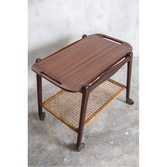 Image 1 of Vintage teak wagon by Johannes Andersen for Silkeborg, 1960