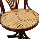 Chaise de capitaine en bois courbé