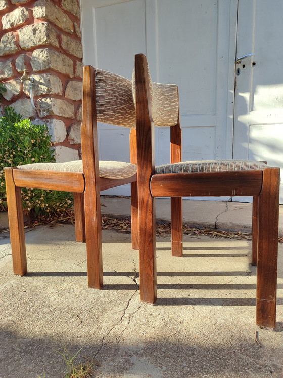 Image 1 of Elm And Fabric Chair