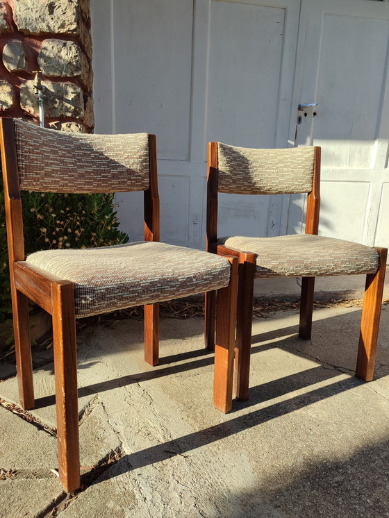 Image 1 of Elm And Fabric Chair