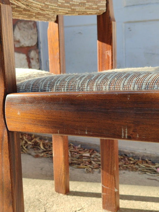 Image 1 of Elm And Fabric Chair