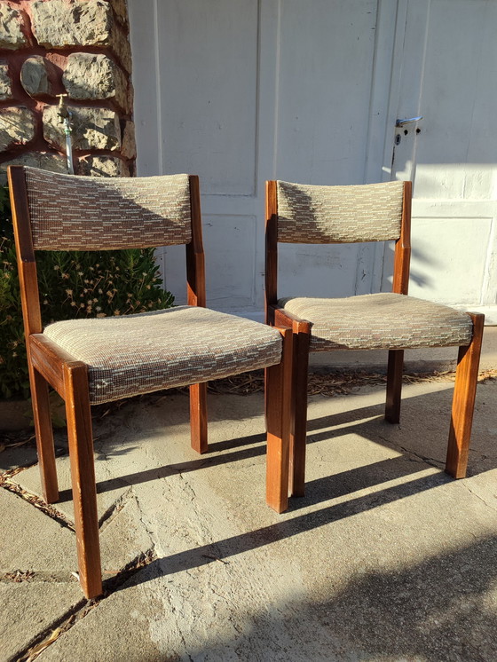 Image 1 of Elm And Fabric Chair