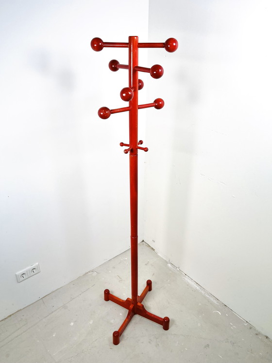 Image 1 of Standing Coat Rack In Beechwood - Italian Design