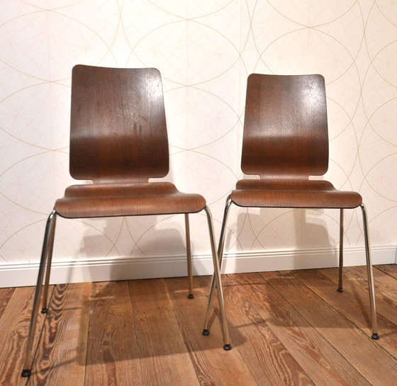 Image 1 of 2x Plywood chairs plywood